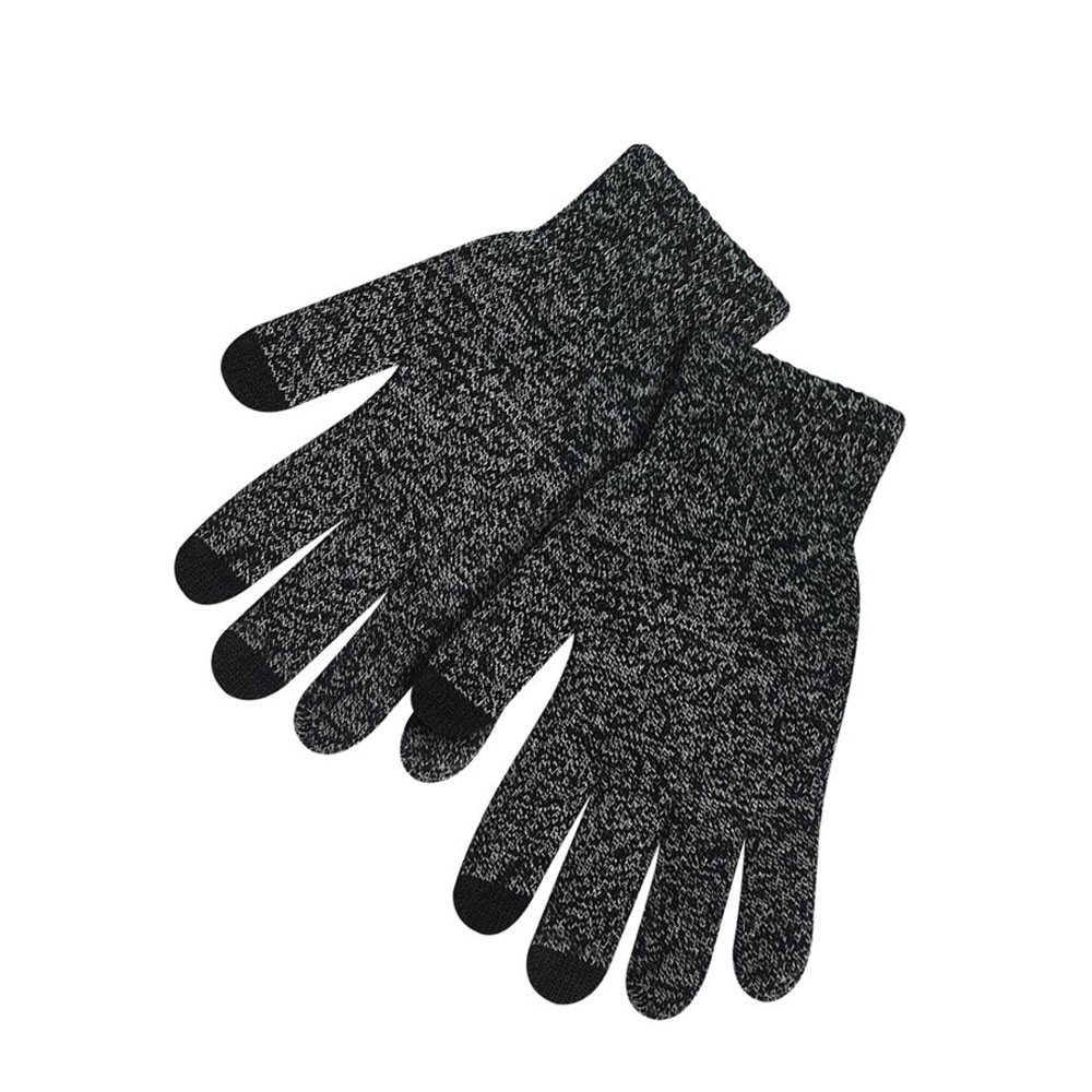 (1 Paar) Kapazitive Touchscreen Handschuhe für Smartphone / Tablet Gr. M/L (MAGL00002) - Grau