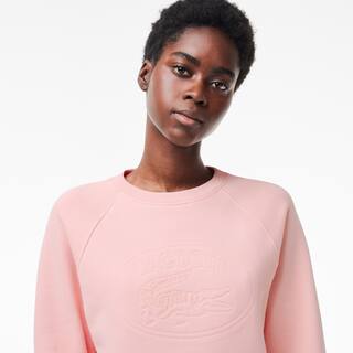 Sweatshirt Jogger relaxed fit avec broderie signature Sweatshirts - Rose - Lacoste - Femme