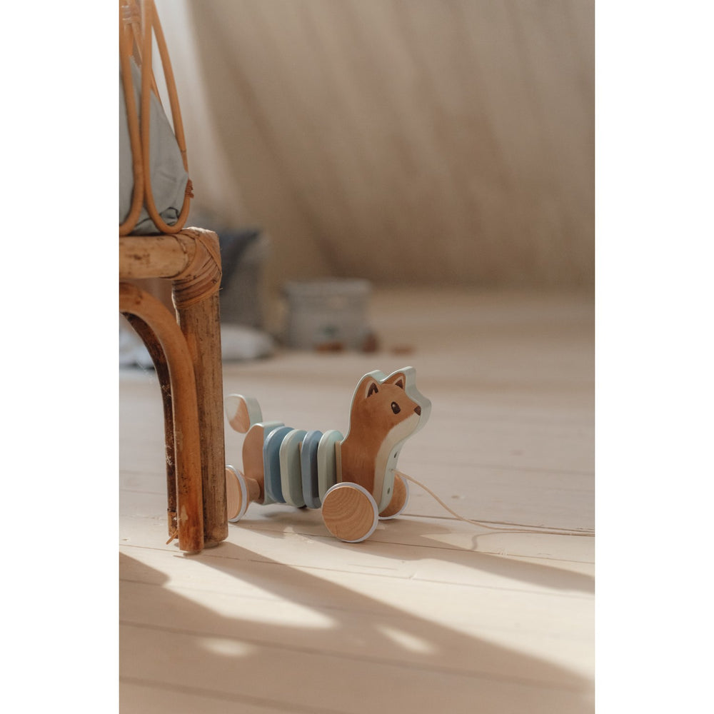 Køb Little Dutch Forest Friends Blue Trækdyr Ræv