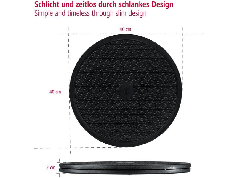 Hama Universal-Drehteller XL Schwarz Universal Drehscheibe