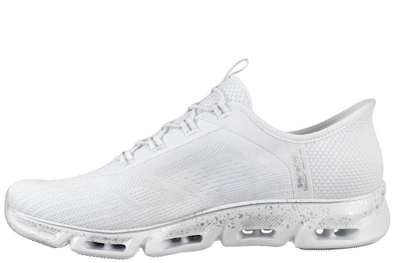 SKECHERS - GLIDE STEP GRATIFY - PACE WHITE SLIP-INS