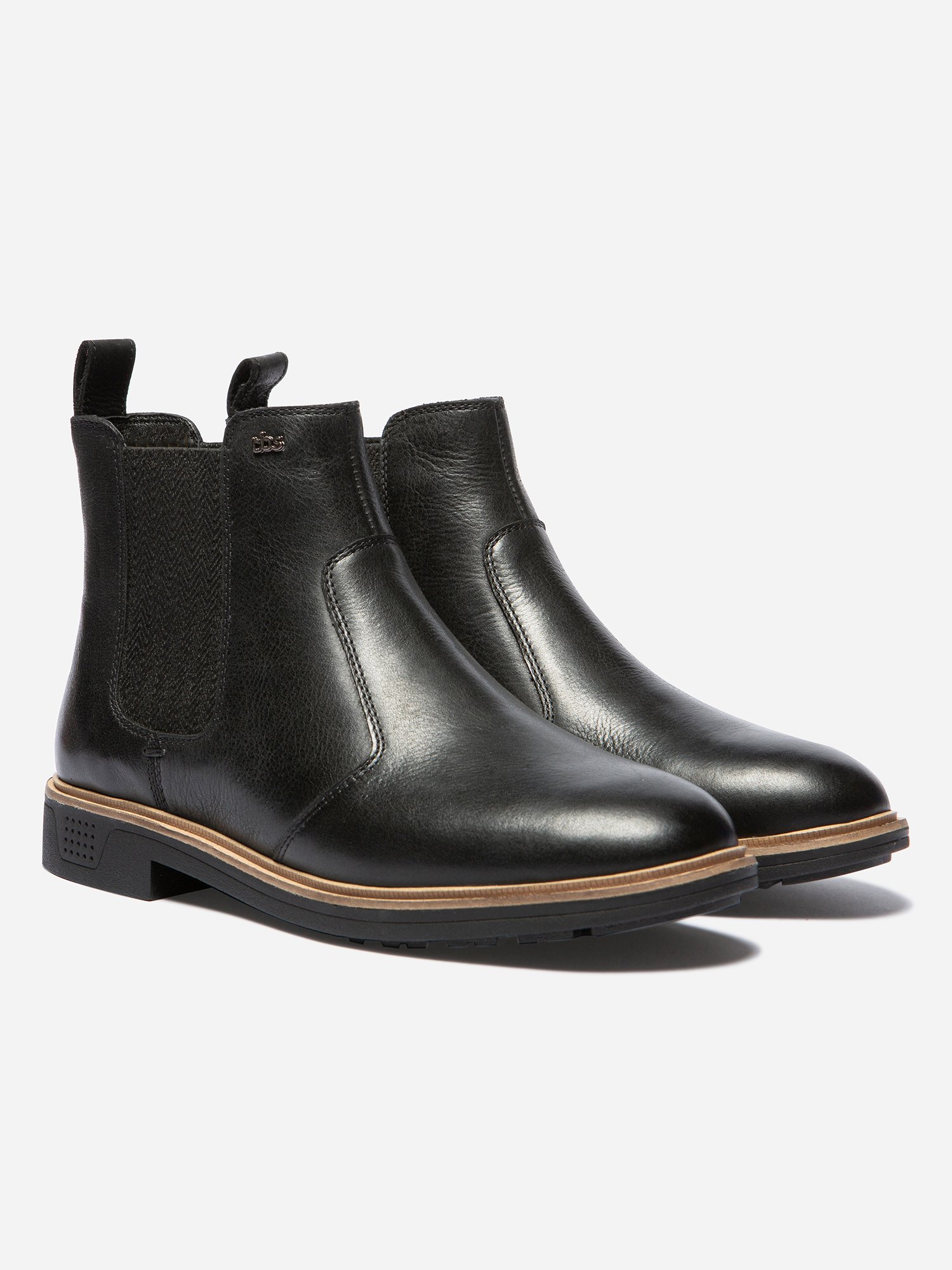 Boots Femme Confort Purefoam Cuir Noir