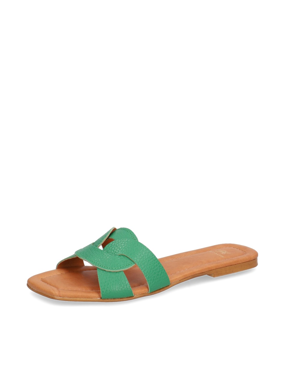 Glattleder Pantoffel