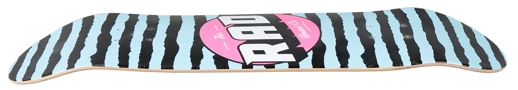 RAD Stripes Logo Skateboard Deck | SkatePro