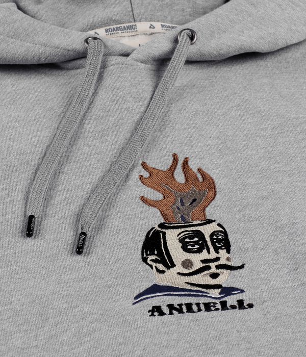 Anuell Flaming Jerry Organic Hoodie (heather grey)