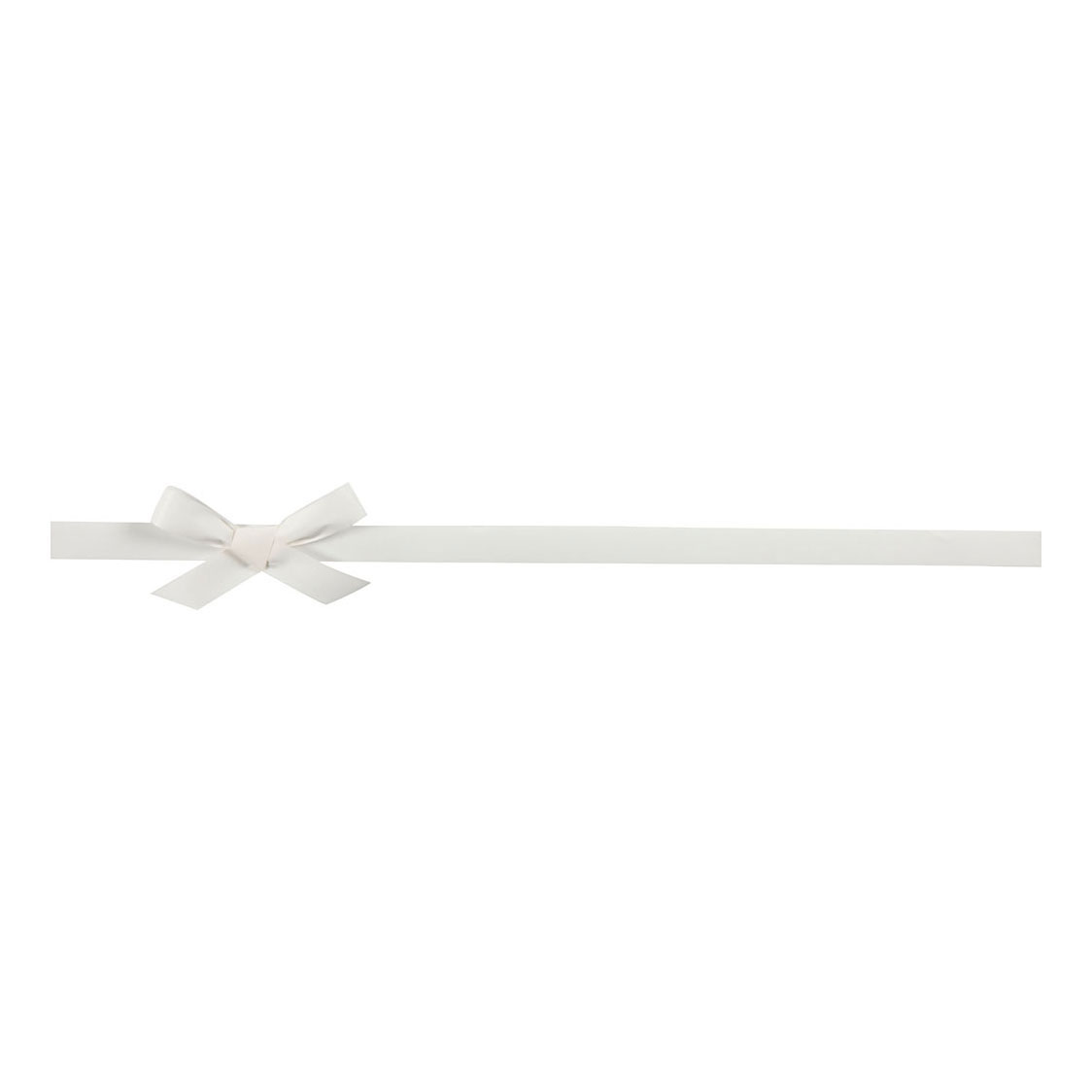 Cadeaulint Mat Wit, 25m