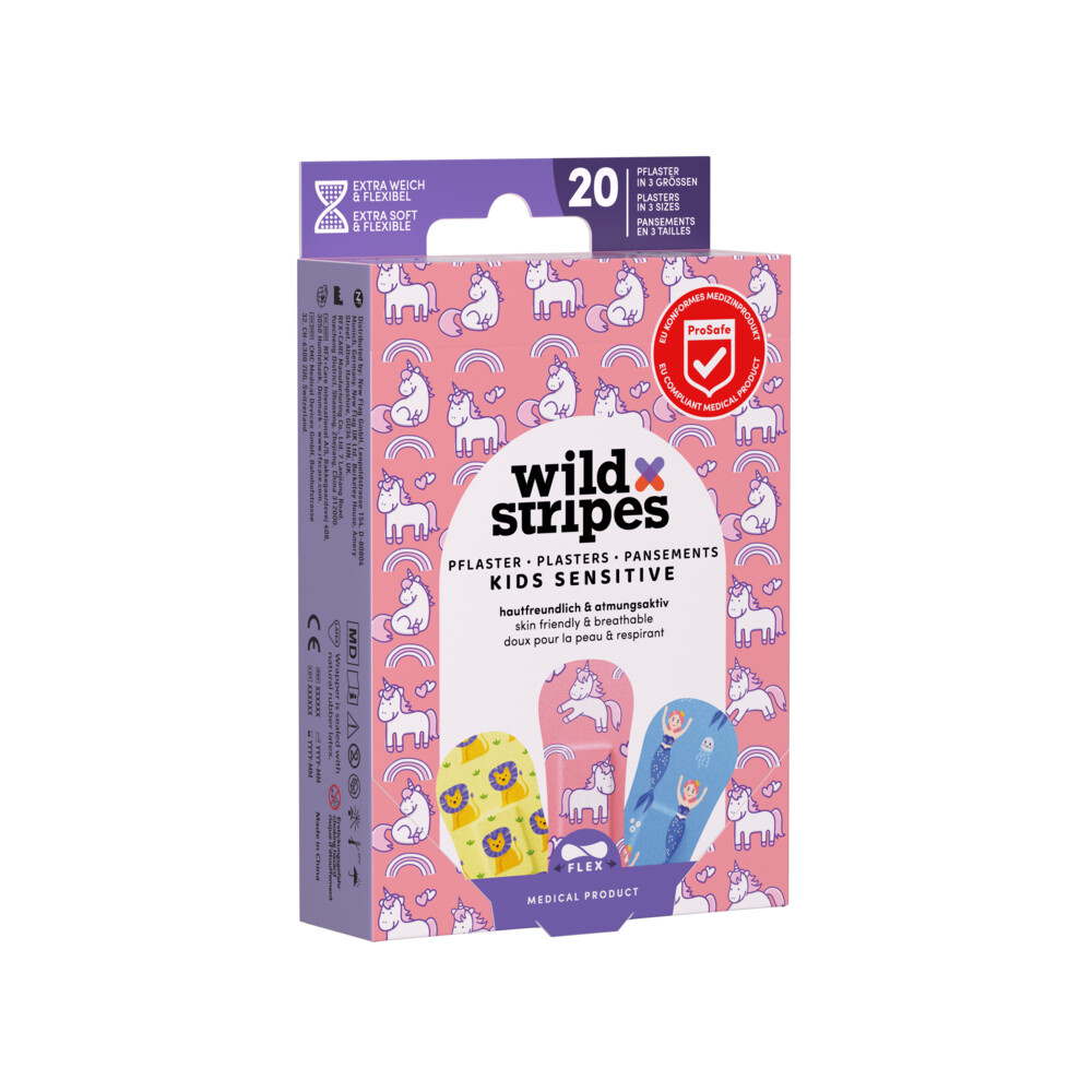 Wild Stripes Pleisters Kids Sensitive Fantasy20 stuks