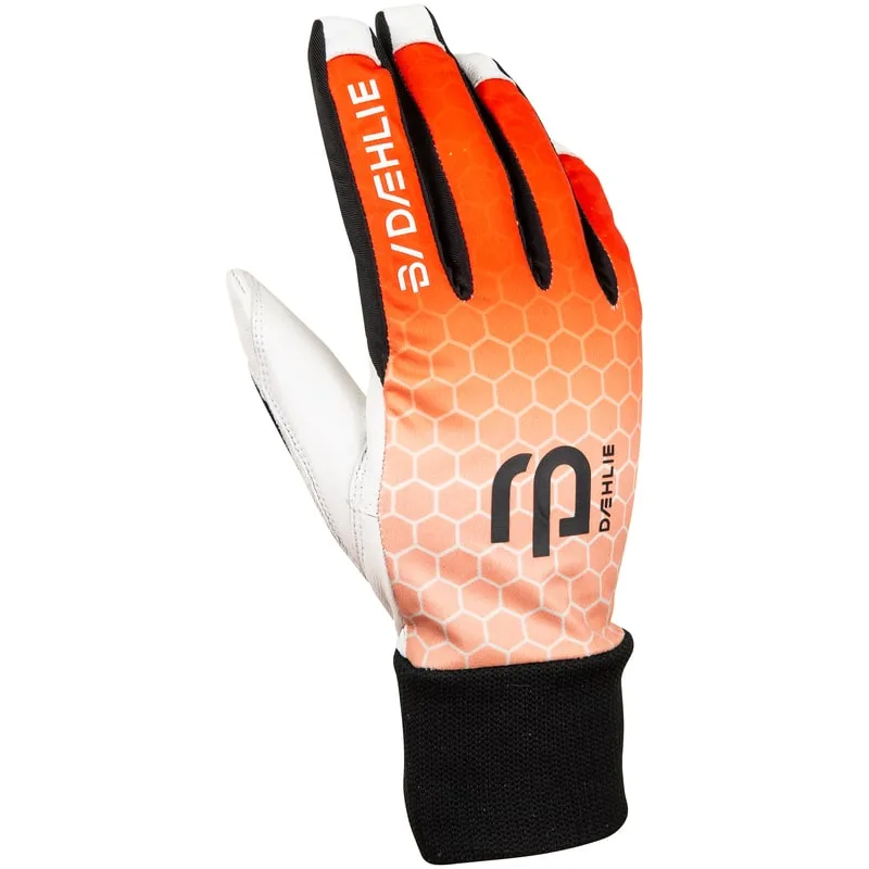 Dæhlie Glove Race Leather Wmn Shocking Orange