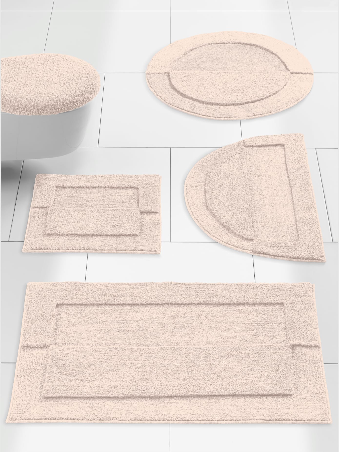 Tapis de bain polyester facile d'entretien
