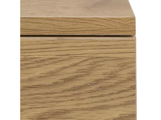 Puerto - Table de chevet murale 1 tiroir en bois - Bois clair