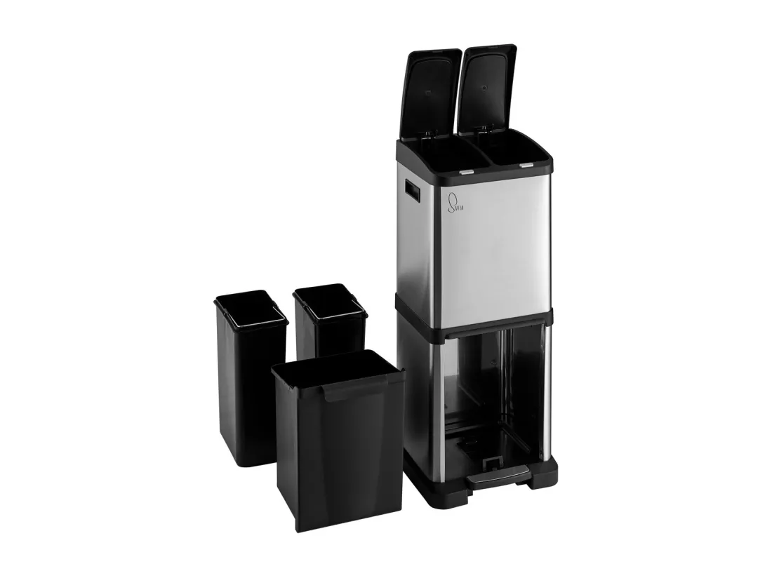 Poubelle 2x8L + 16L