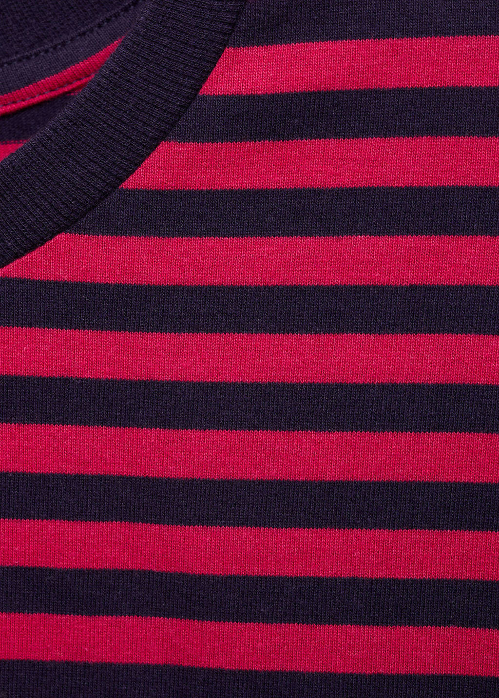 MANGO TEEN longsleeve rood rib gebreid