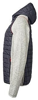 KANUMERA - VESTE TRICOTEE HYBRID FEMME