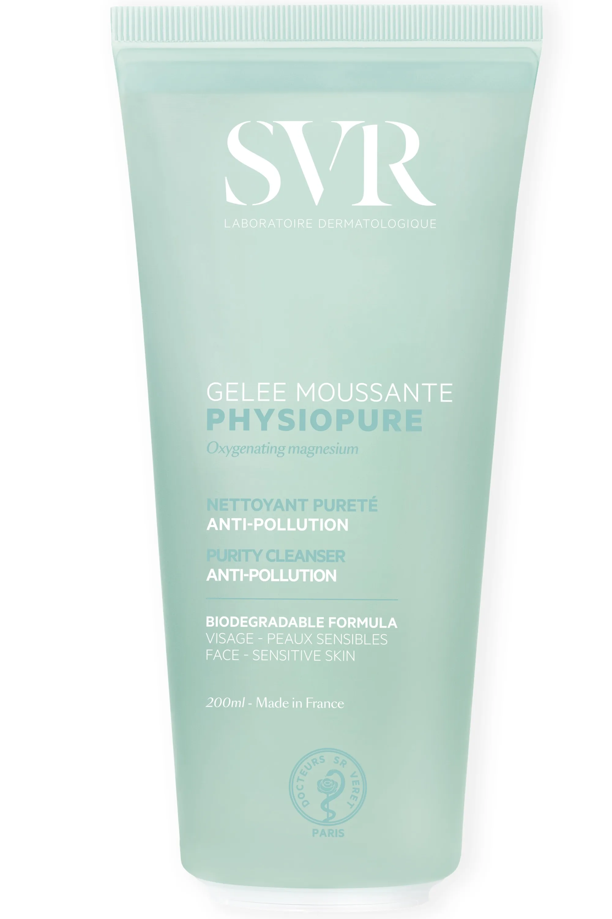 SVR Gelée moussante visage Physiopure-200 ml