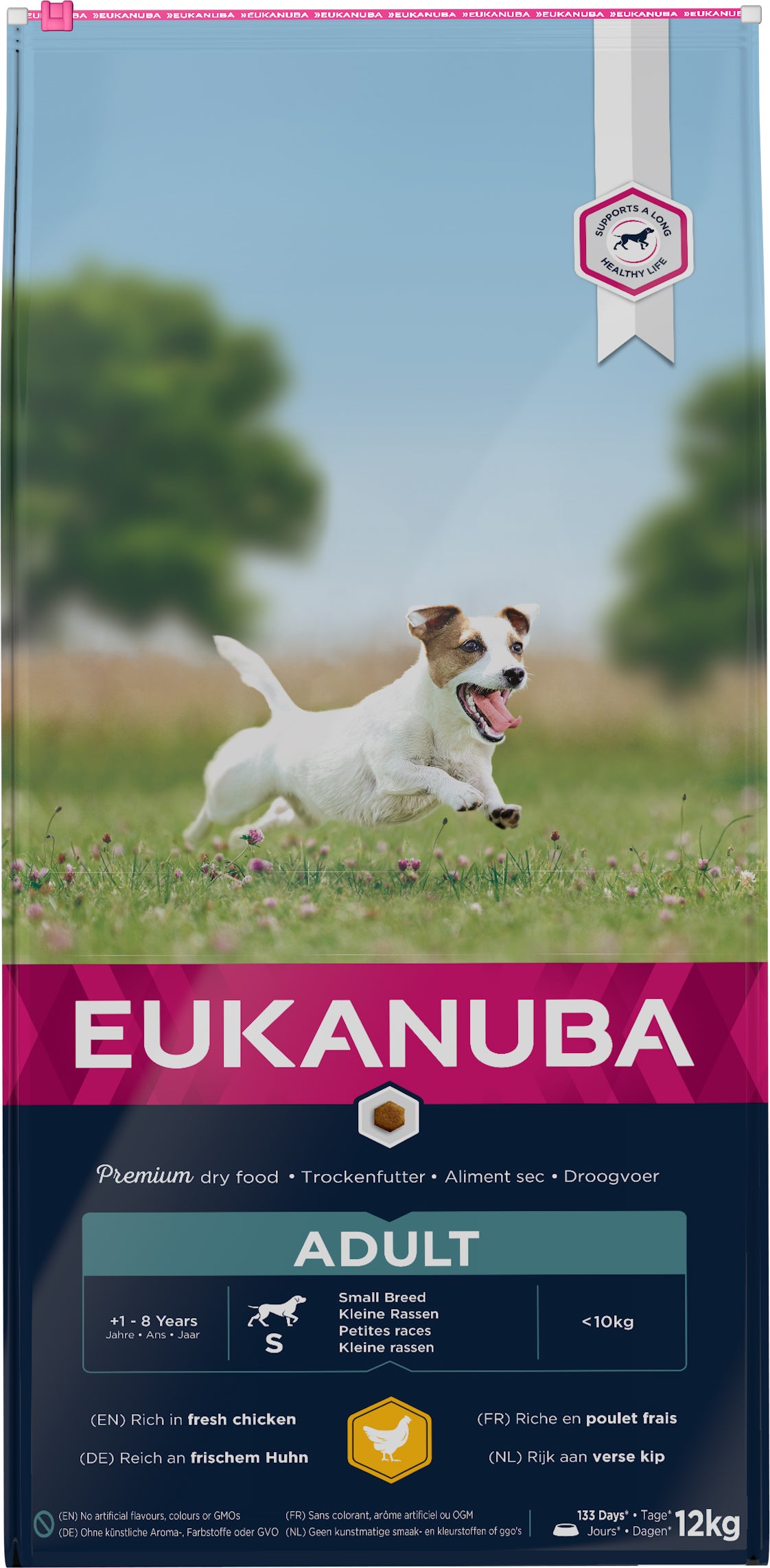 Eukanuba hondenvoer adult klein kip 12 kg
