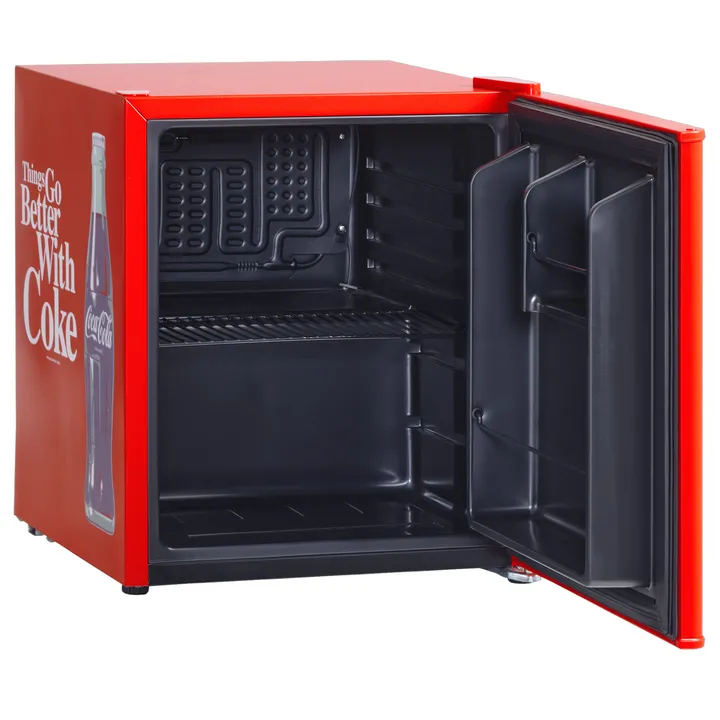 Scandomestic Coca-cola FiftyCube - Køleskab - bredde: 43 cm - dybde: 47.5 cm - højde: 51 cm - 48 liter