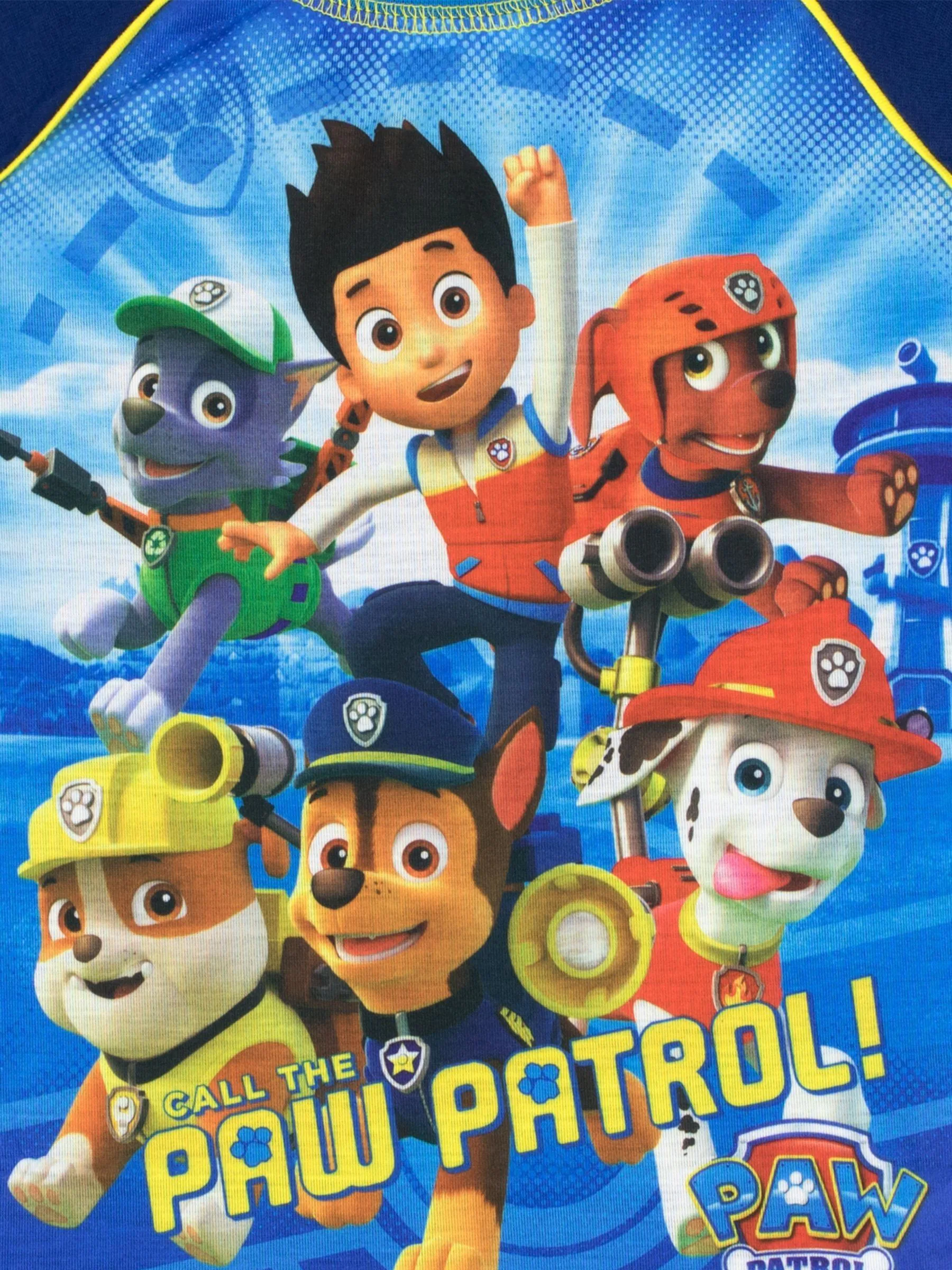 Pyjama met Paw Patrol-personageprint met lange mouwen