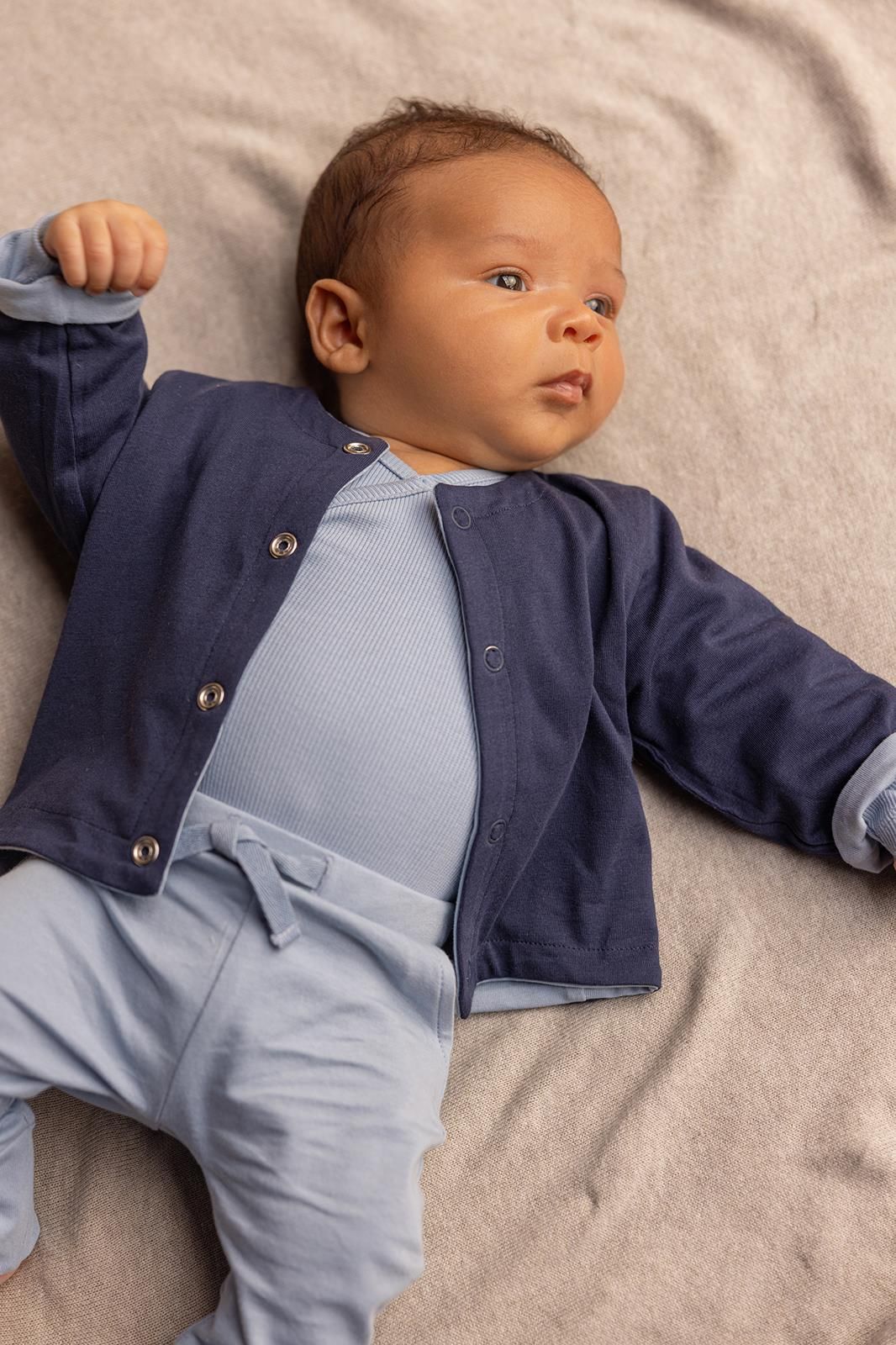 Noppies Newborn Broek Naupli - Blue Fog