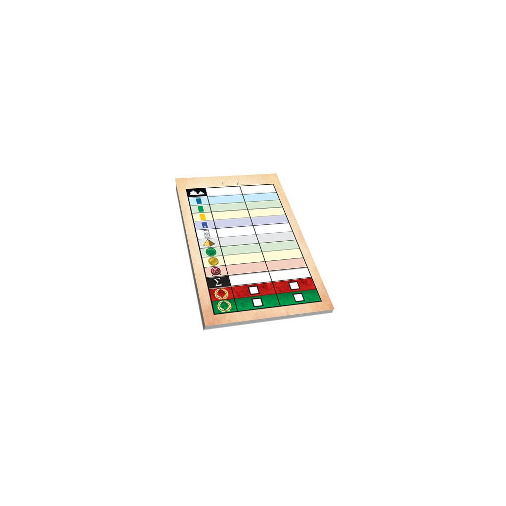 7 Wonders Duel : Carnet de Score
