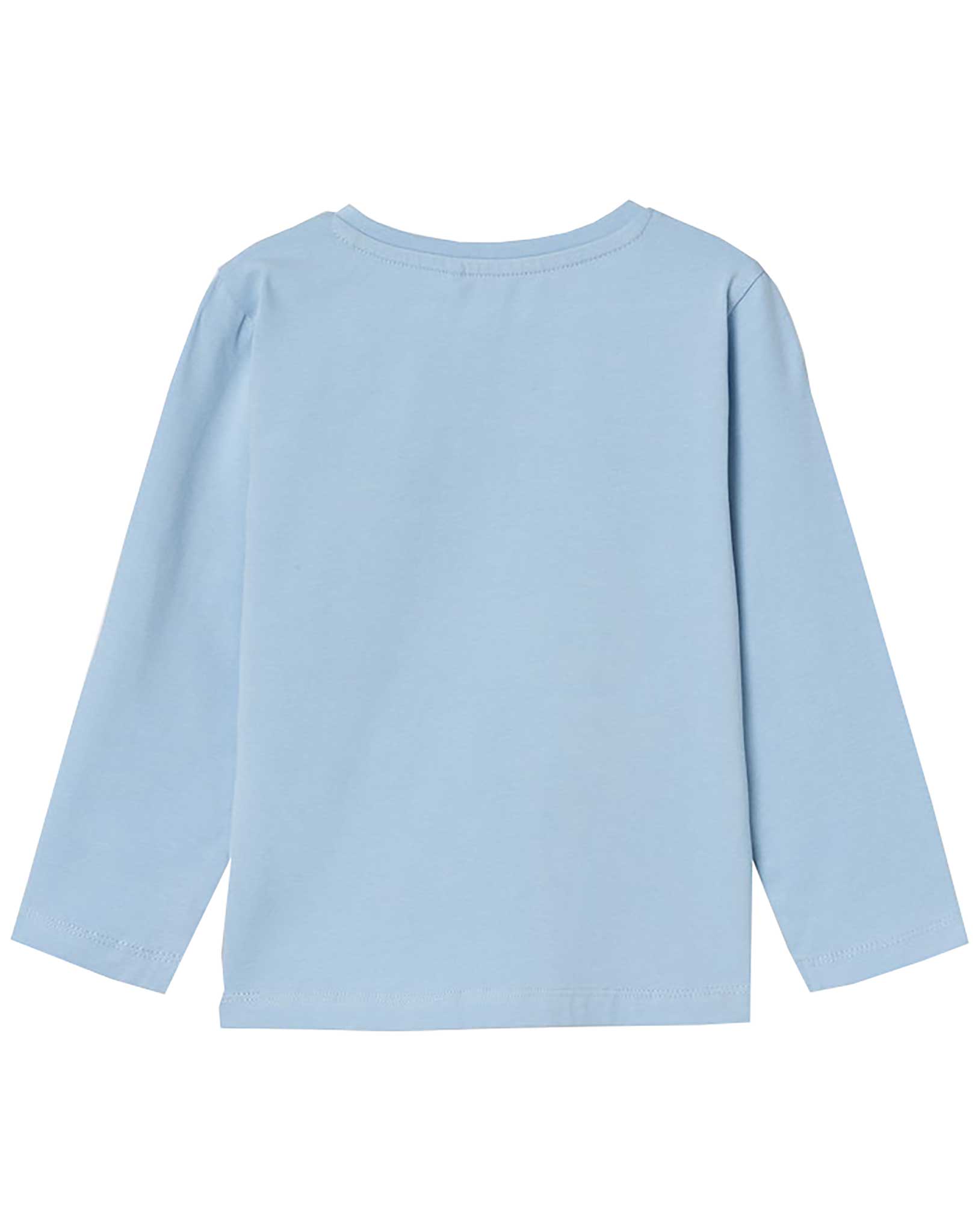Langarmshirt NMMTYANS CROCS in chambray blue