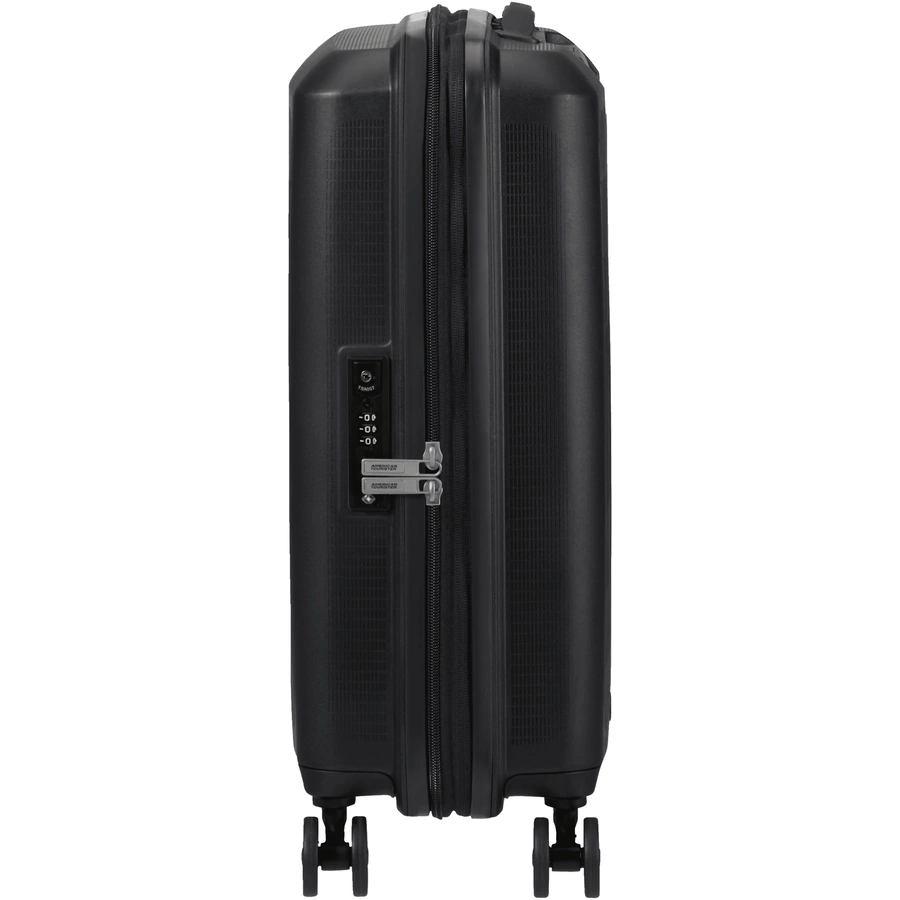 American Tourister Aerostep - 4-Rollen-Kabinentrolley 55 cm erw. black