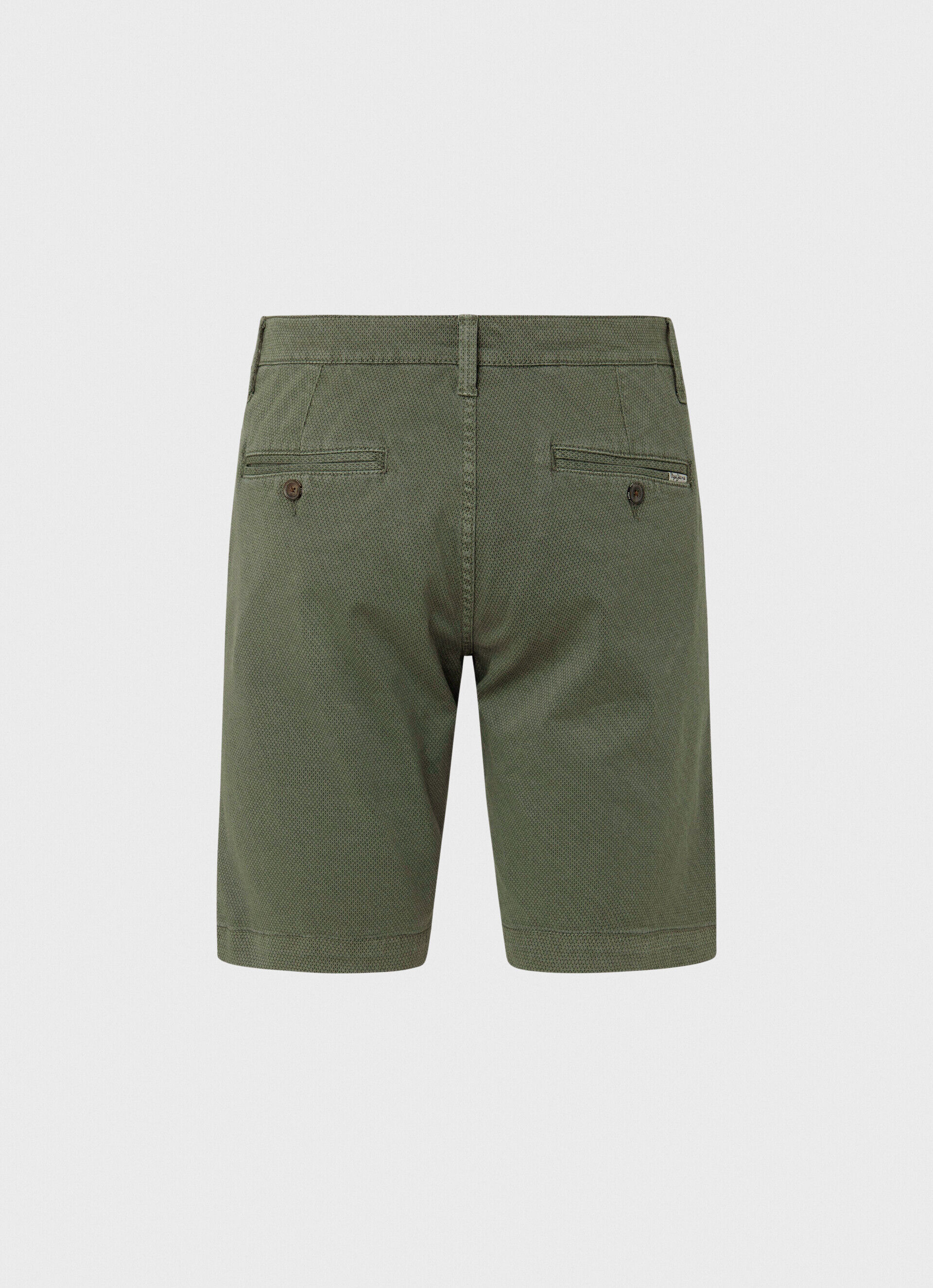 CHARLY FIT SLIM CHINESE BERMUDA - verde-esmeralda