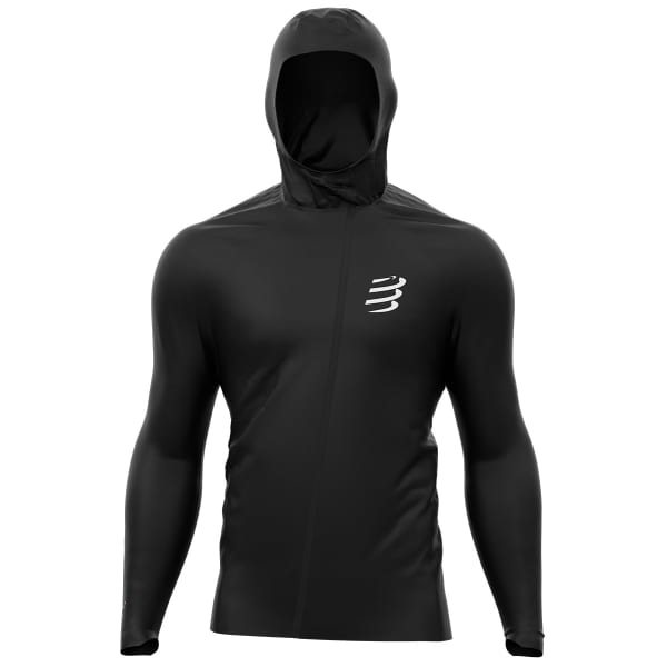 Veste trail COMPRESSPORT HURRICANE WATERPROOF 10/10 JACKET BLACK