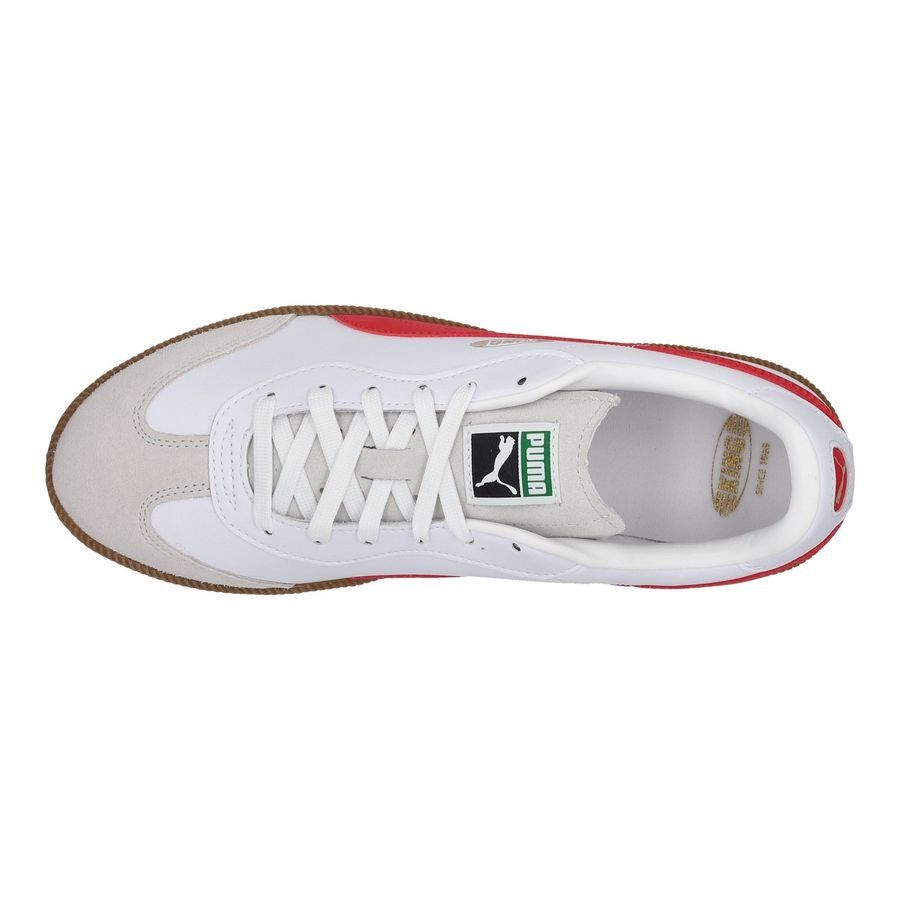 PUMA King 21 IT - Blanc/Rouge