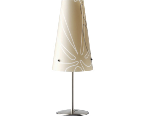 Tafellamp, 1-lichts, H 36 cm, Isi beige