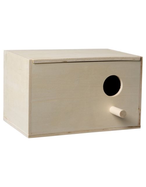 Fauna Broedkastje Parkiet Opening 45 Mm - Vogelbroedbenodigheden