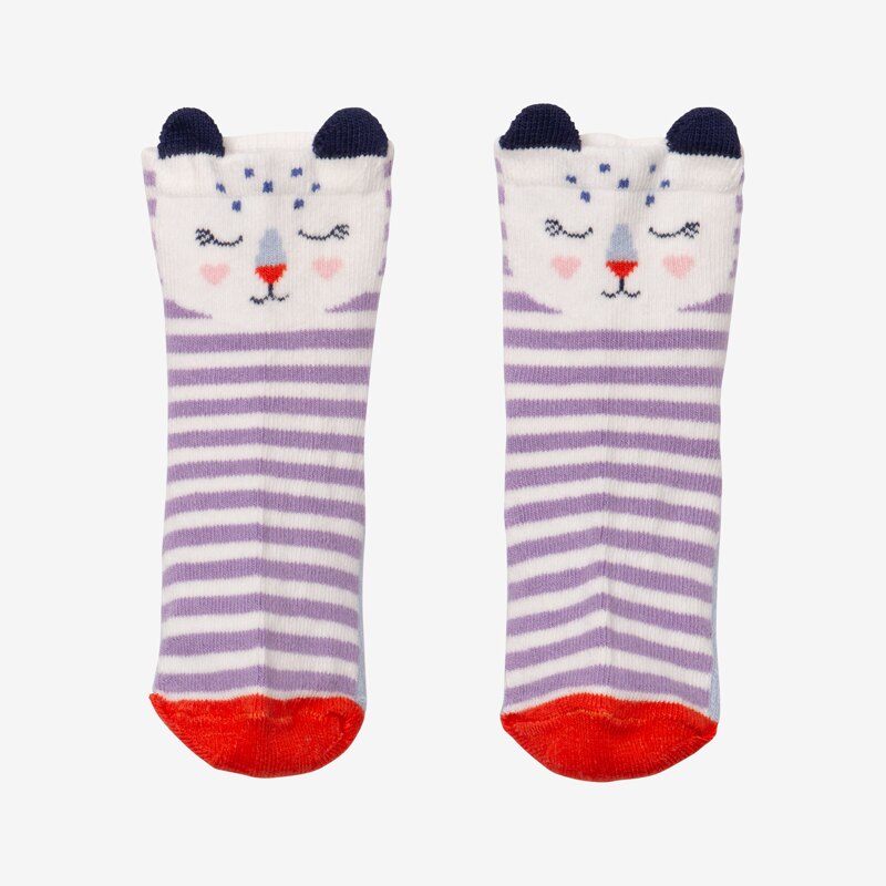 Chaussettes bébé fille chat beige Catimini Beige