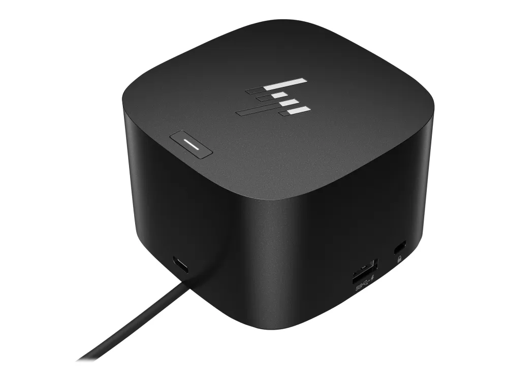 HP® | Thunderbolt Dock G4 - Dockingstation - HDMI, 2 x DP, Thunderbolt, USB-C - GigE, 2.5 GigE - 120 Watt - Sort