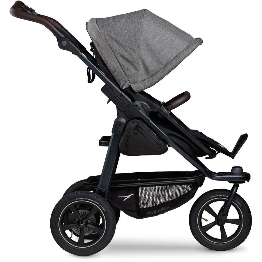tfk Kombikinderwagen Mono 2 mit Luftrad premium grau