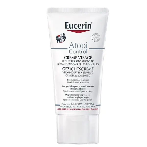 Eucerin AtopiControl Crème Visage Calmante Peaux Atopiques 50ml