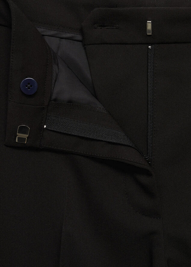 MANGO Straight suit trousers Black