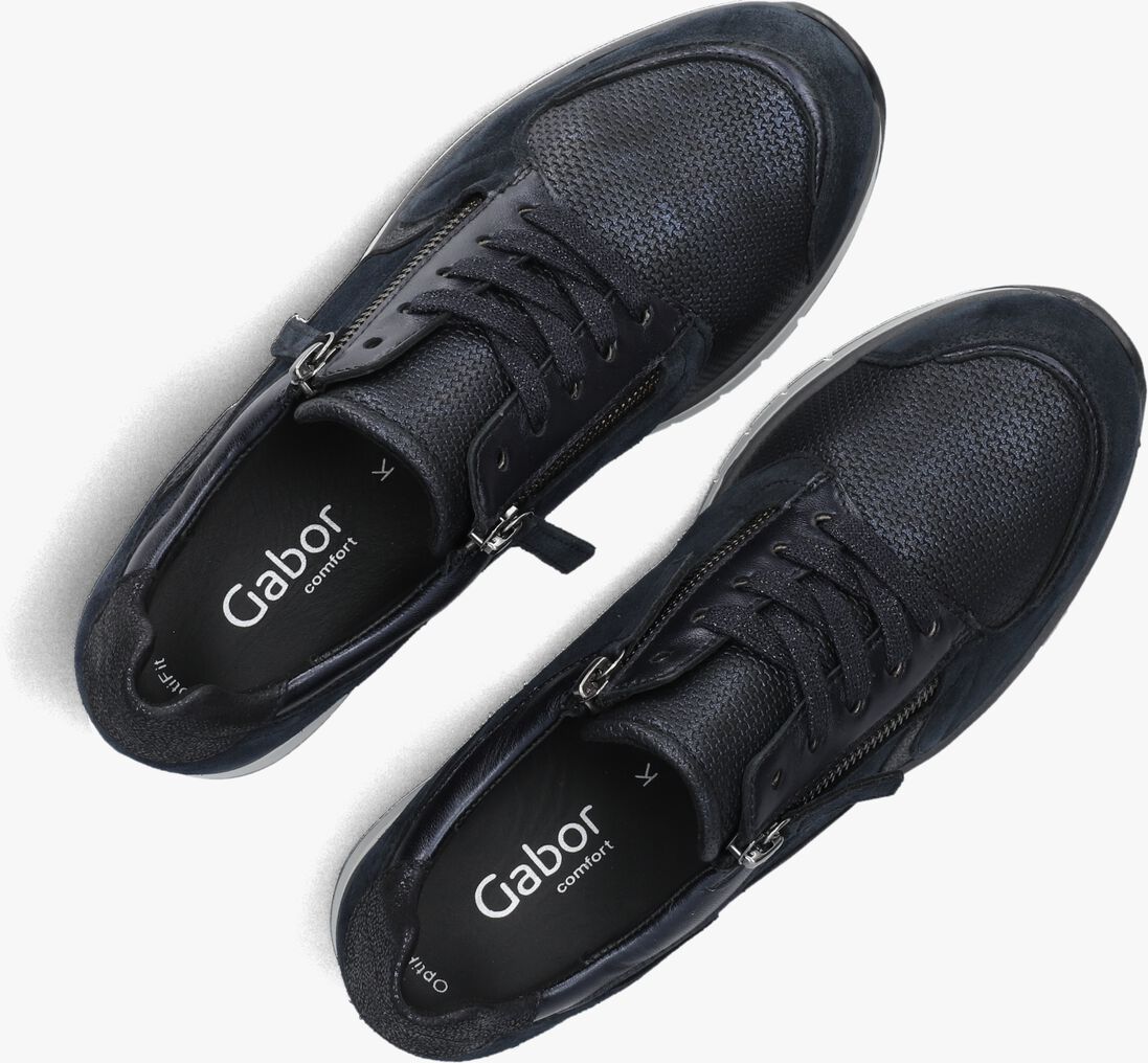 blauwe gabor lage sneakers 307