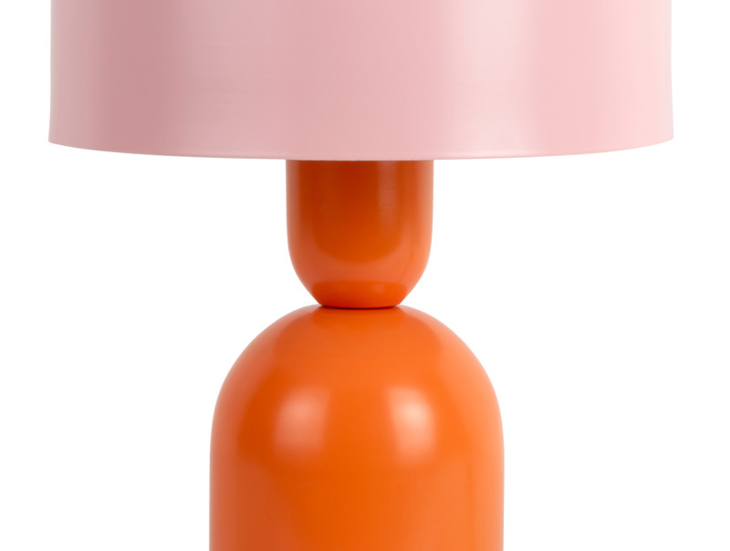 Table Lamp Double Funky LM2251OR Bright orange & soft pink