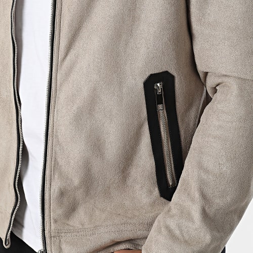 Veste Biker Gris