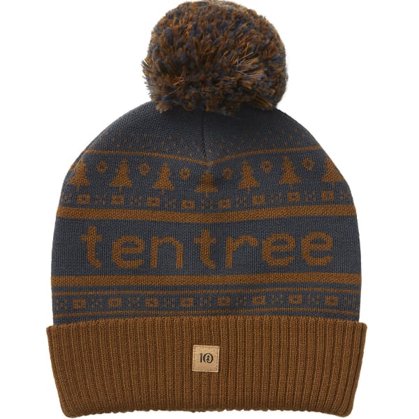 Bonnet TENTREE CABIN BEANIE DARK OCEAN BLUE/RUBBER BROWN