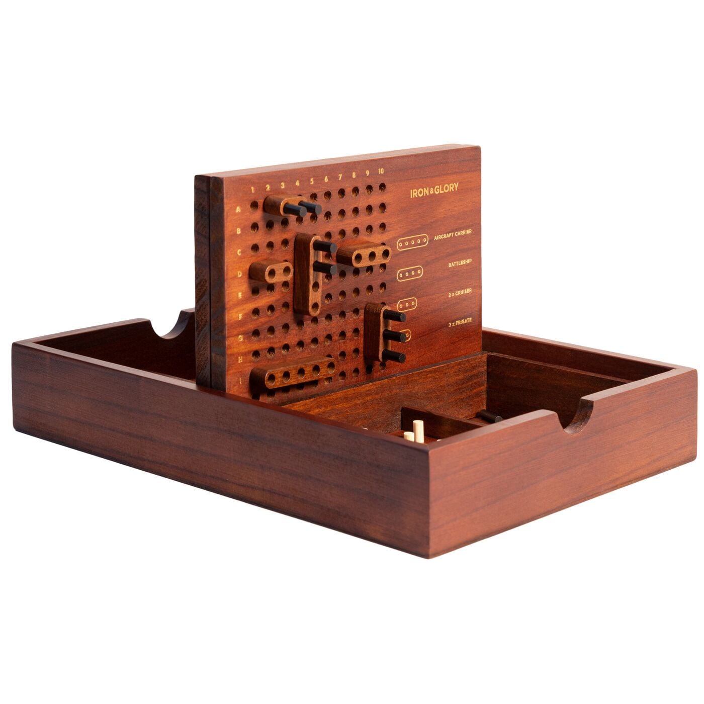 Iron & GloryDeluxe Holzspiel «Schiffe versenken»