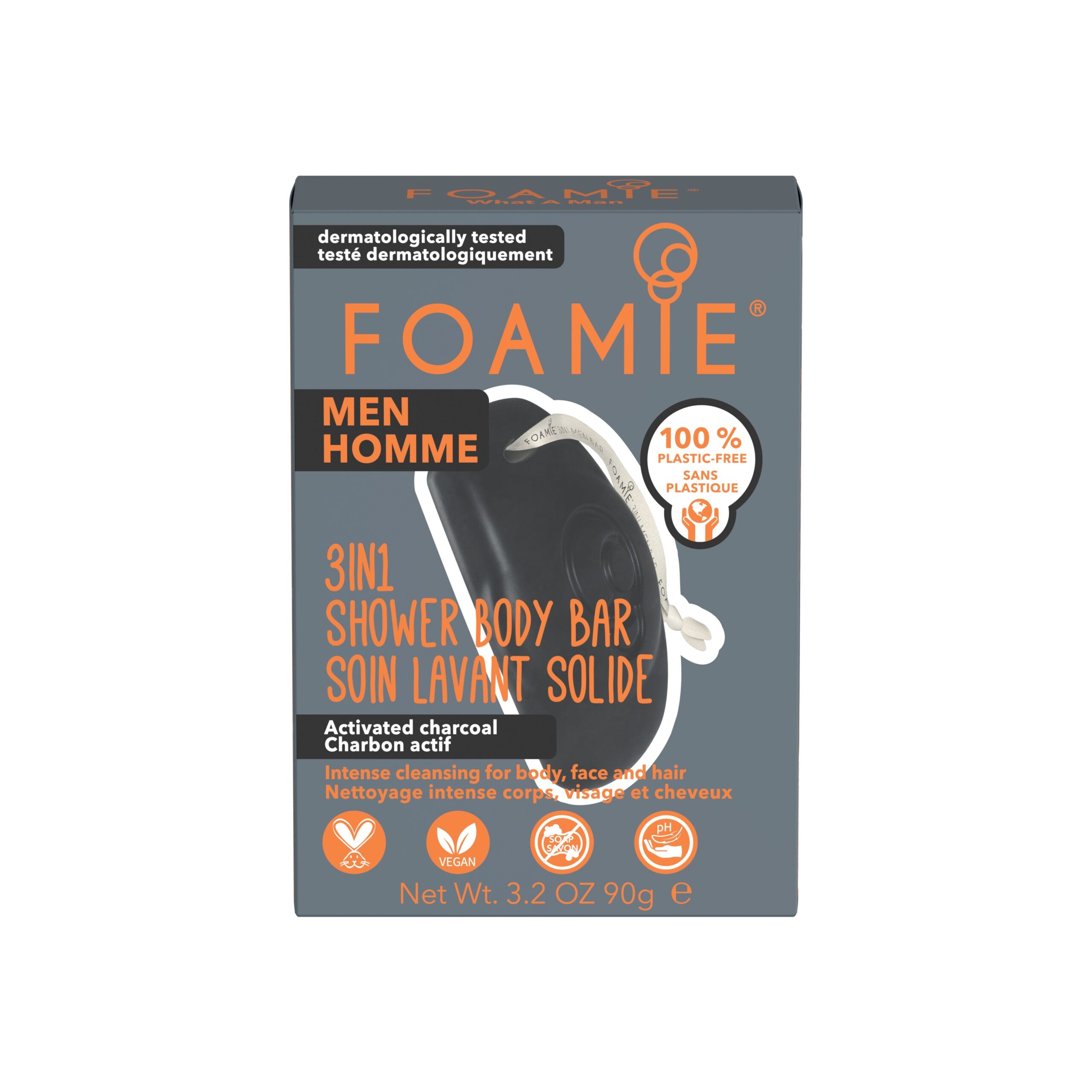 Foamie 3-in-1 Shampoo & Shower Bar Men (90 gr)