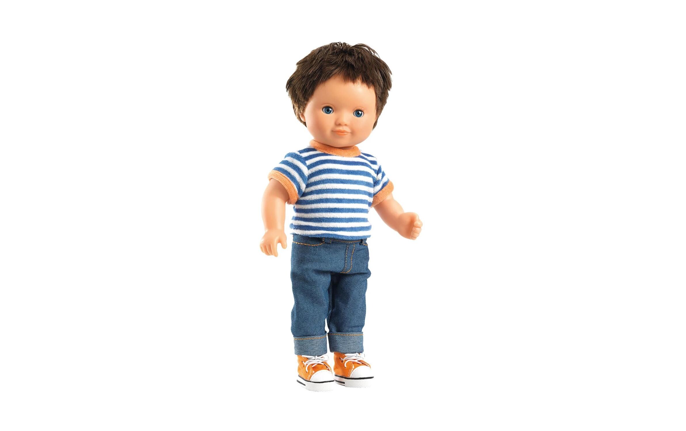 Puppe Pomea: Lovely Fred 32 cmWeichkörperpuppe mit blauen Schlafaugen