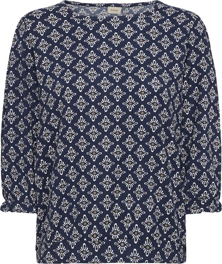 Fransa FRENORA TEE 1 Navy blazer mix
