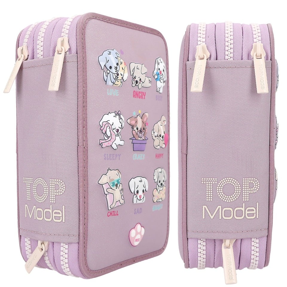 TOPModel Trippel Penalhus m/LED, Dogs Mood barometer ( 0412843 )