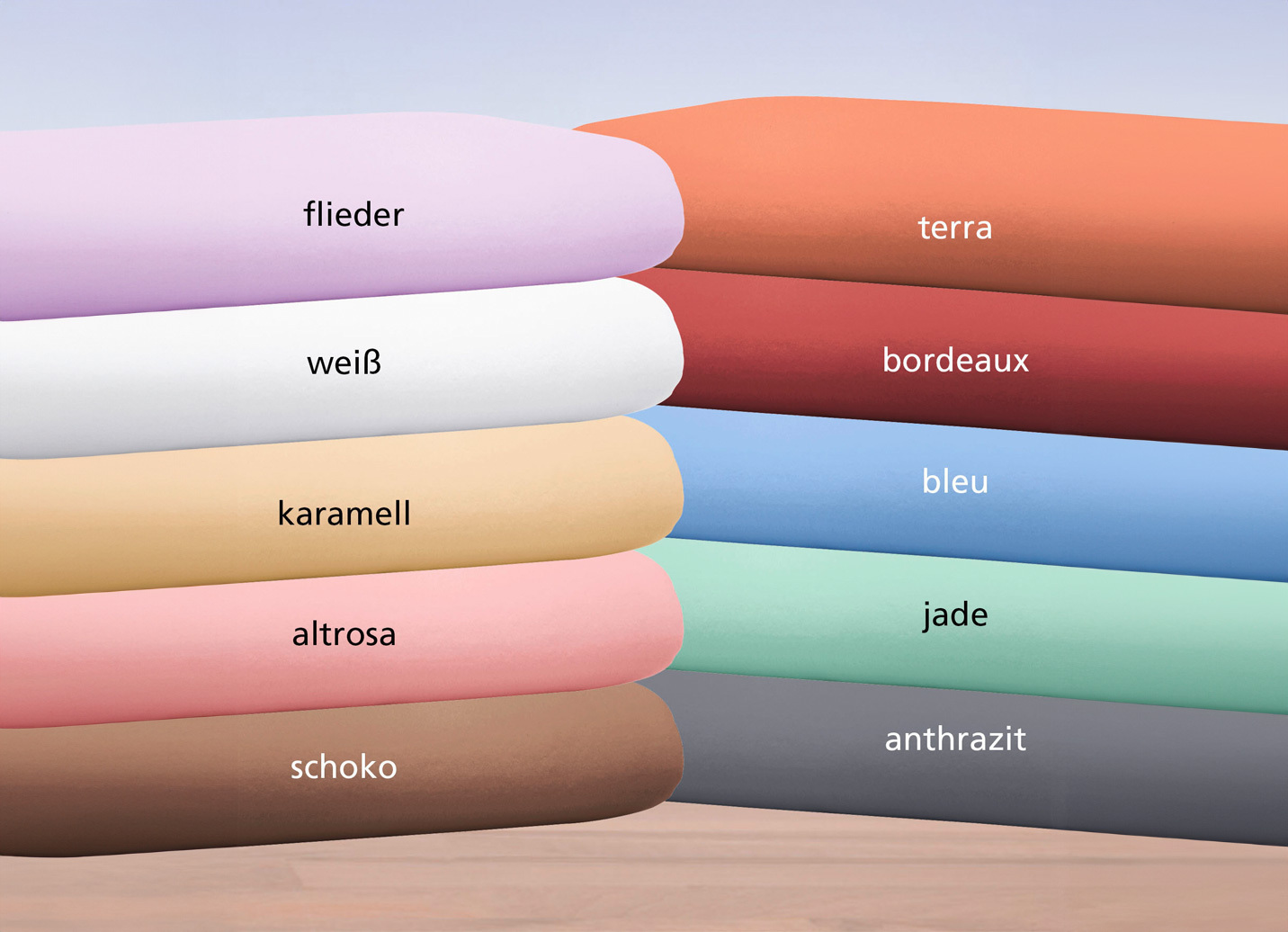 Biber-Betttuch aus Baumwolle