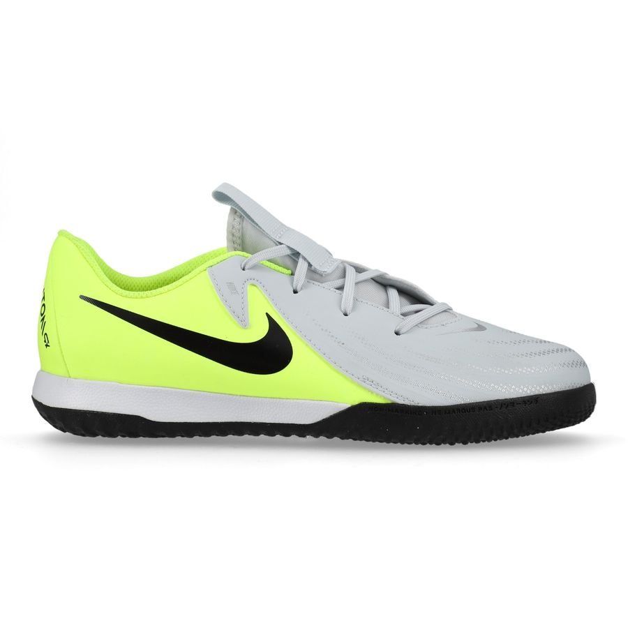Nike Phantom GX II Academy IC Mad Voltage - Argenté/Noir/Jaune Fluo Enfant