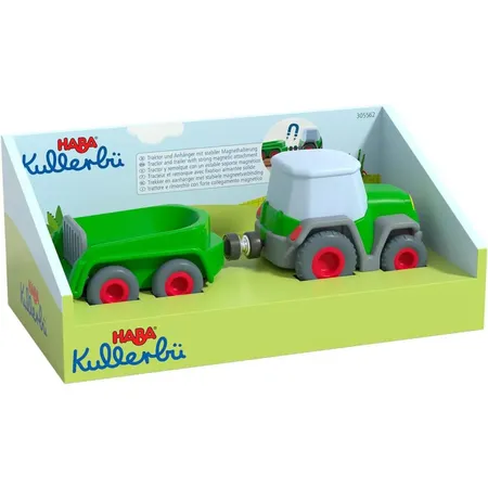 HABA 305562 Kullerbü Traktor mit Anhänger