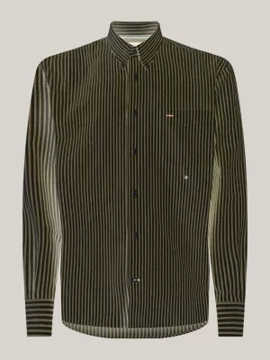 Camisa Oxford Premium Ithaca Stripe Regular Fit