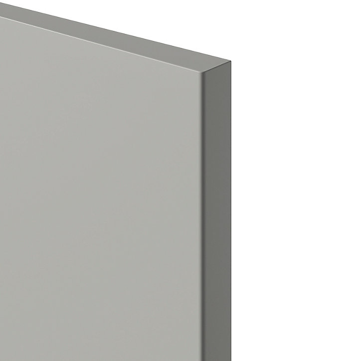 Lot de 2 façades tiroir Stevia gris clair mat L. 100 cm x H. 34 cm Caraway Innovo GoodHome