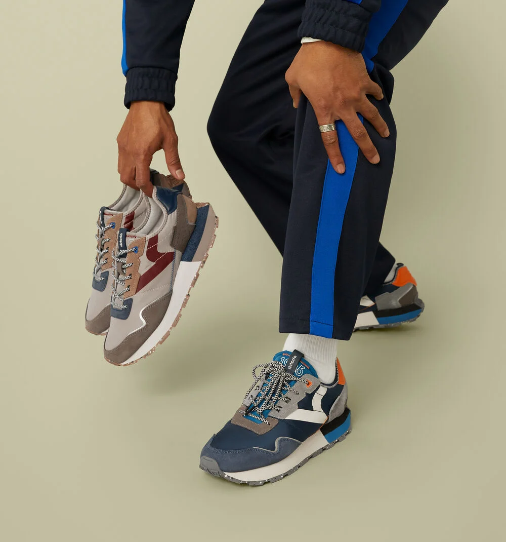 WING SPORT Chaussures de sport pour hommes à semelles recyclées MARINO